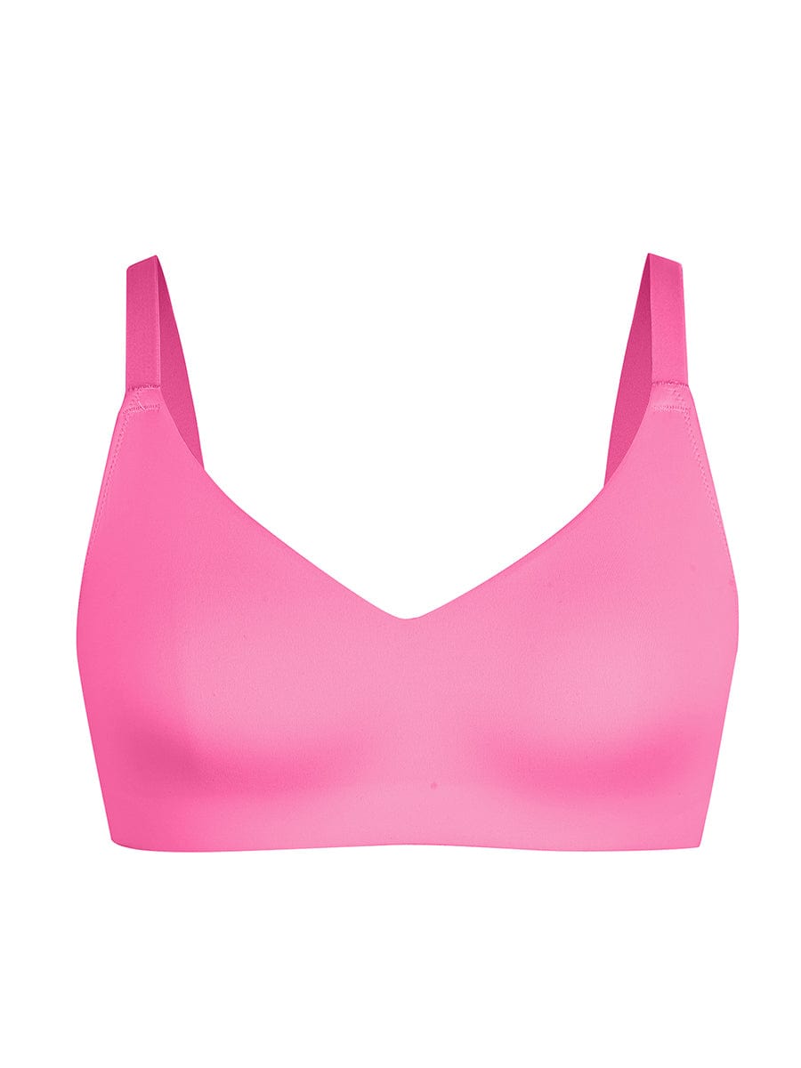 V-Neck Side Smoothing Bralette with Adjustable Straps