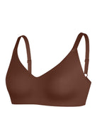 V-Neck Side Smoothing Bralette with Adjustable Straps