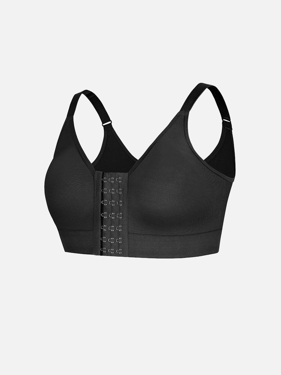 Breathable Chest Support Bra with Front Closure - Auxieswear