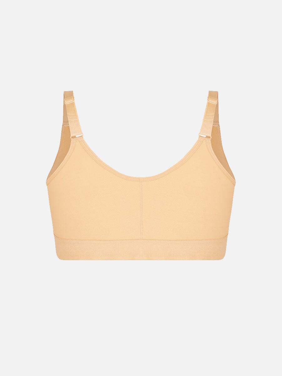 Breathable Chest Support Bra with Front Closure - Auxieswear