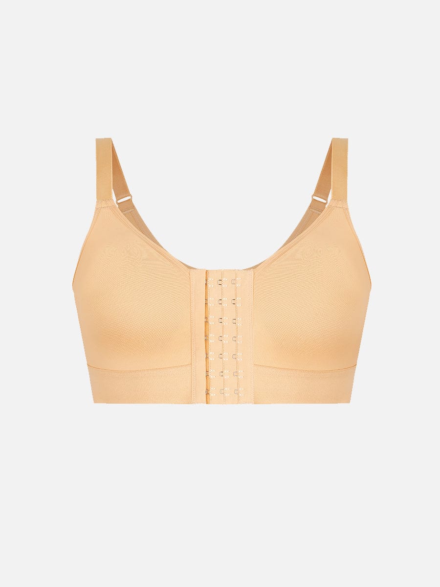 Breathable Chest Support Bra with Front Closure