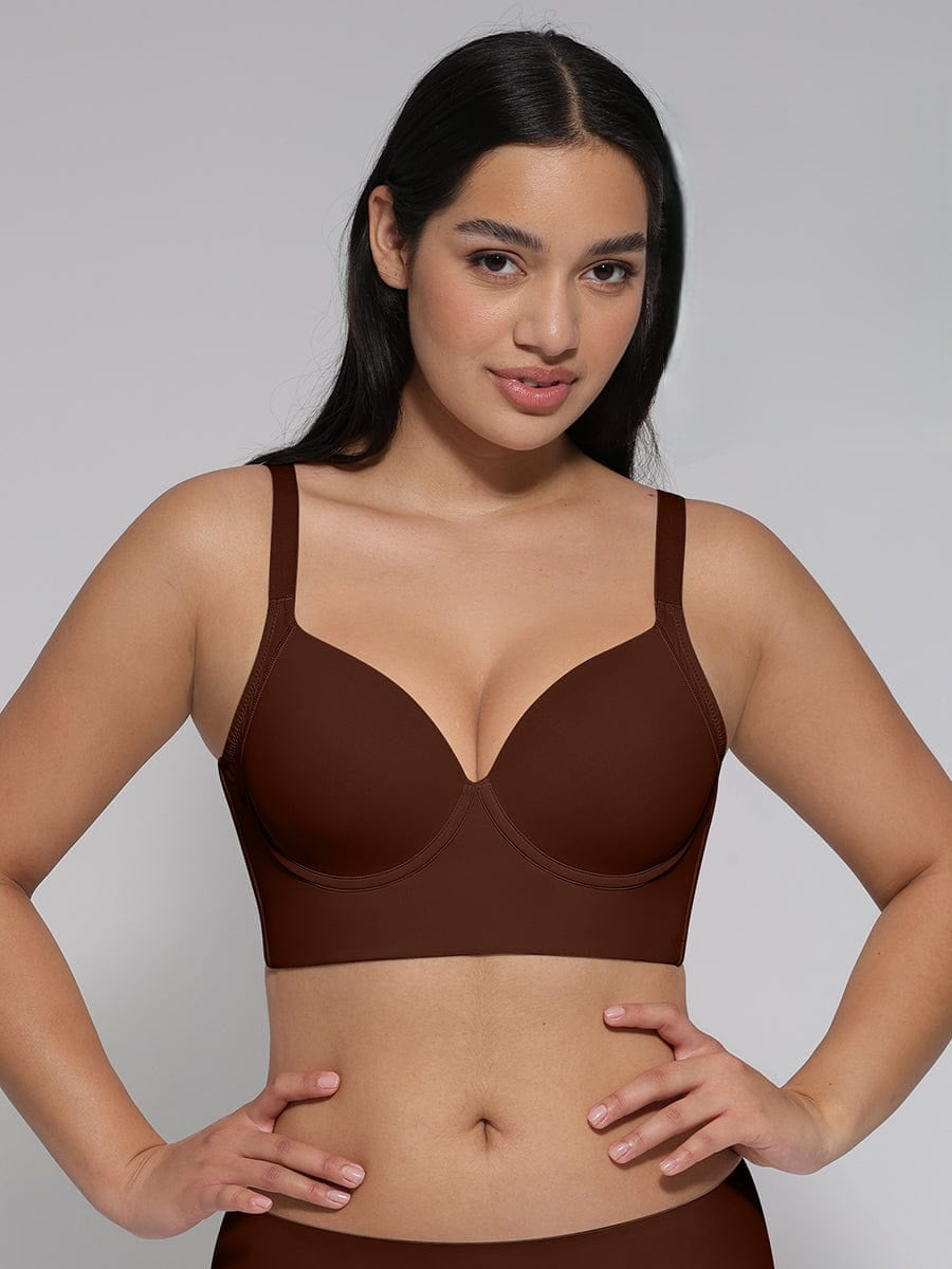 Underwire Full Support Push-Up Bra - Auxieswear