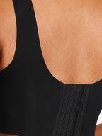 V-Neck Tank Top Style Bra with Built-in Pads