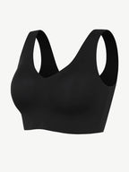 V-Neck Tank Top Style Bra with Built-in Pads