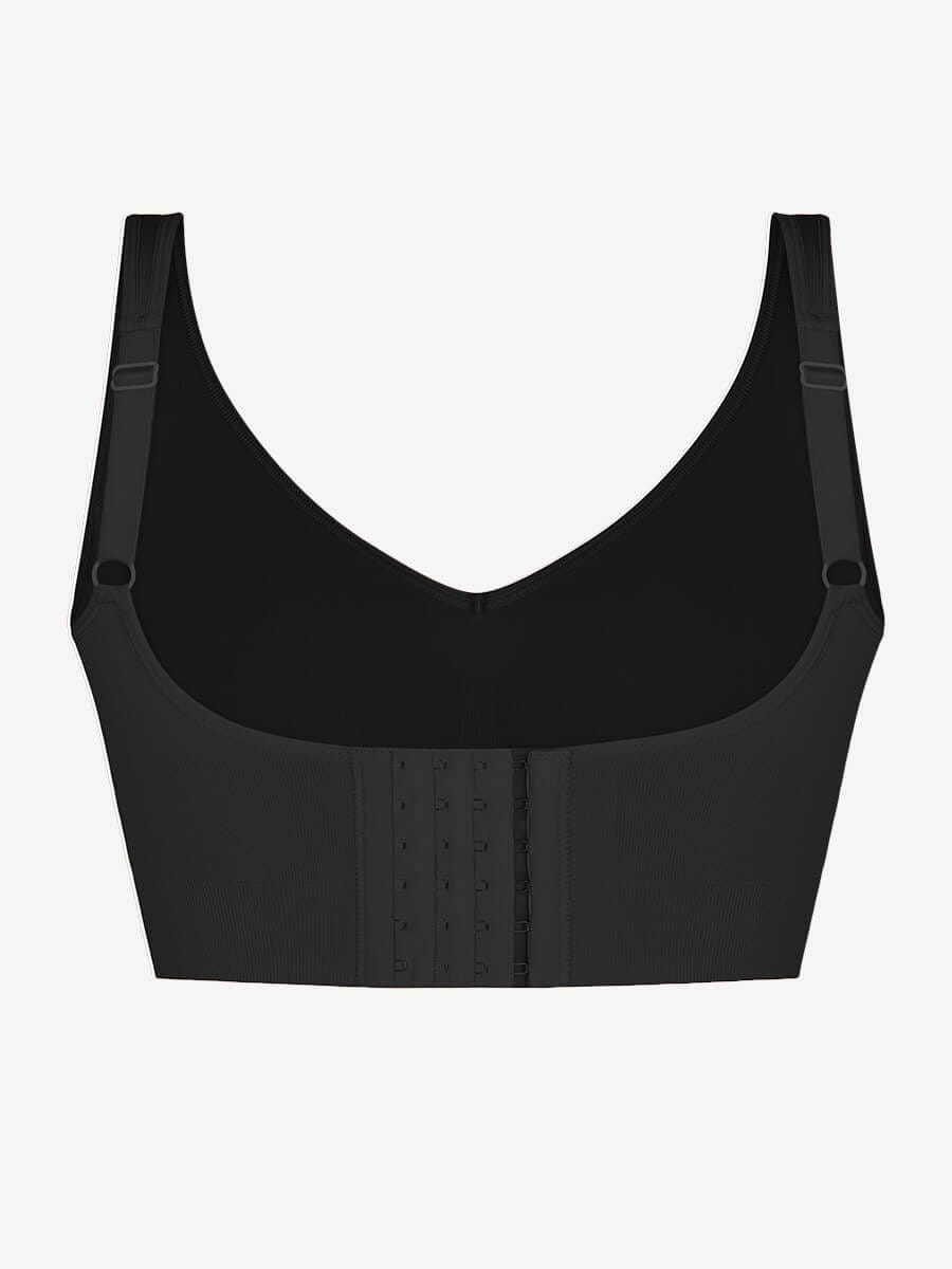 Deep V Design Bra With Removable cups - Auxieswear