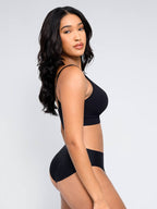 Deep V Design Bra With Removable cups