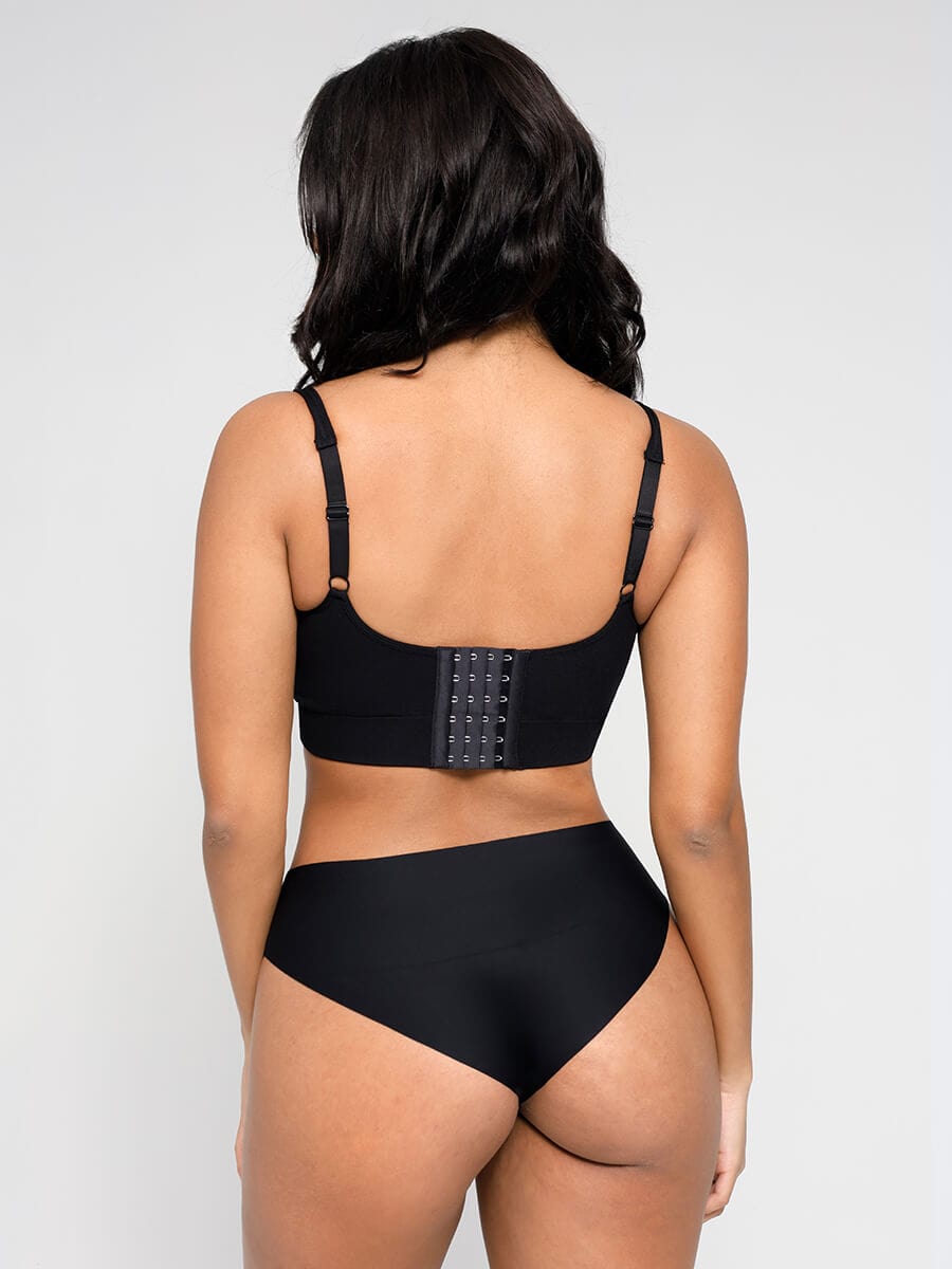 Deep V Design Bra With Removable cups