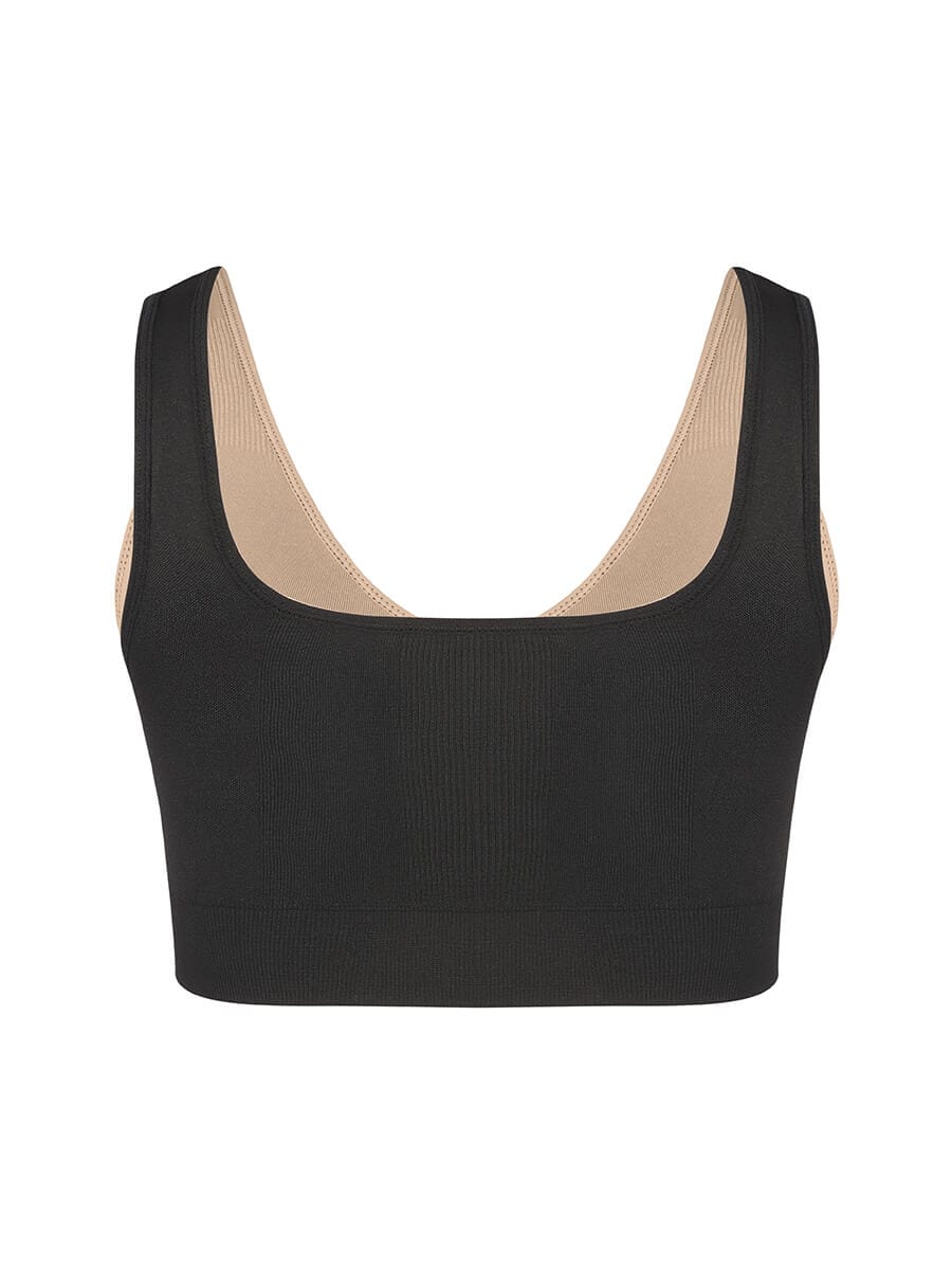 Reversible Wireless Bra with Removable Cups