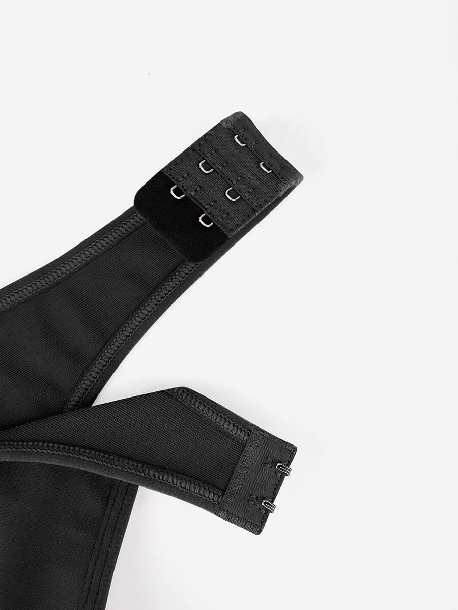 Breathable Support Bra with Adjustable Front Hooks