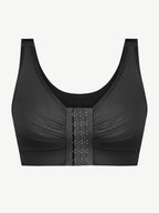 Breathable Support Bra with Adjustable Front Hooks