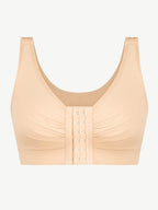 Breathable Support Bra with Adjustable Front Hooks