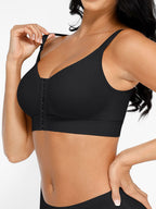 Breathable Chest Support Bra with Front Closure