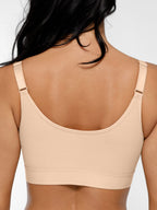 Breathable Chest Support Bra with Front Closure