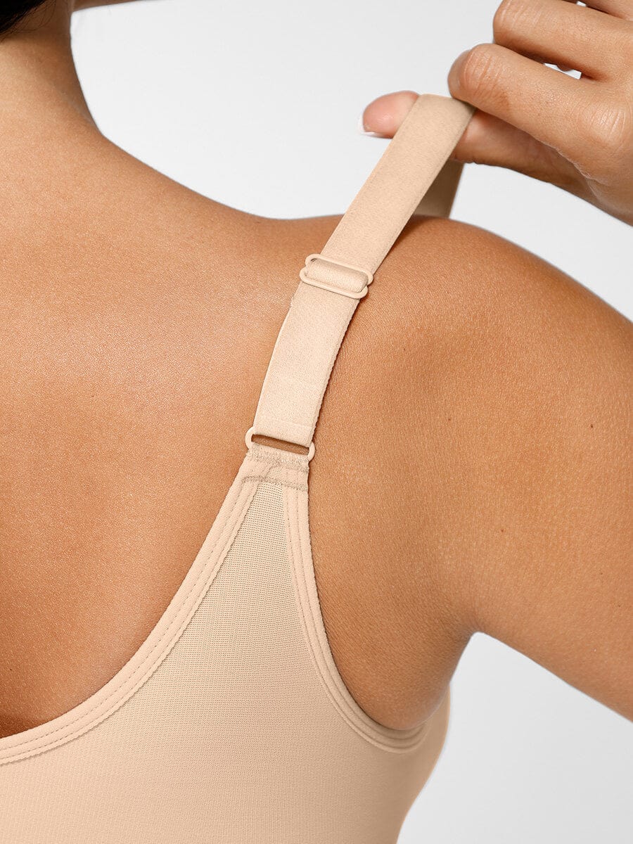 Breathable Chest Support Bra with Front Closure