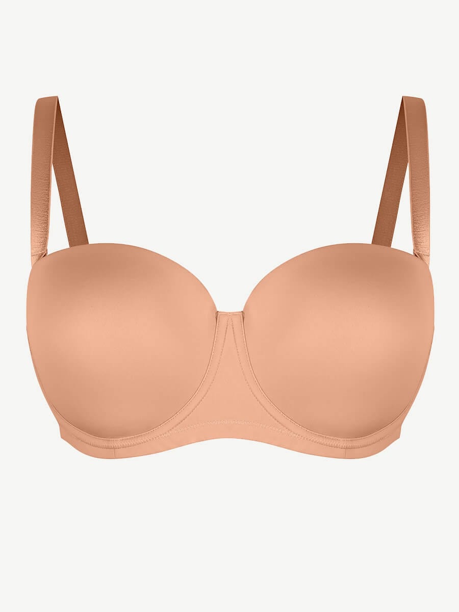 Underwire Non-Slip Bra with Removable Straps - Auxieswear