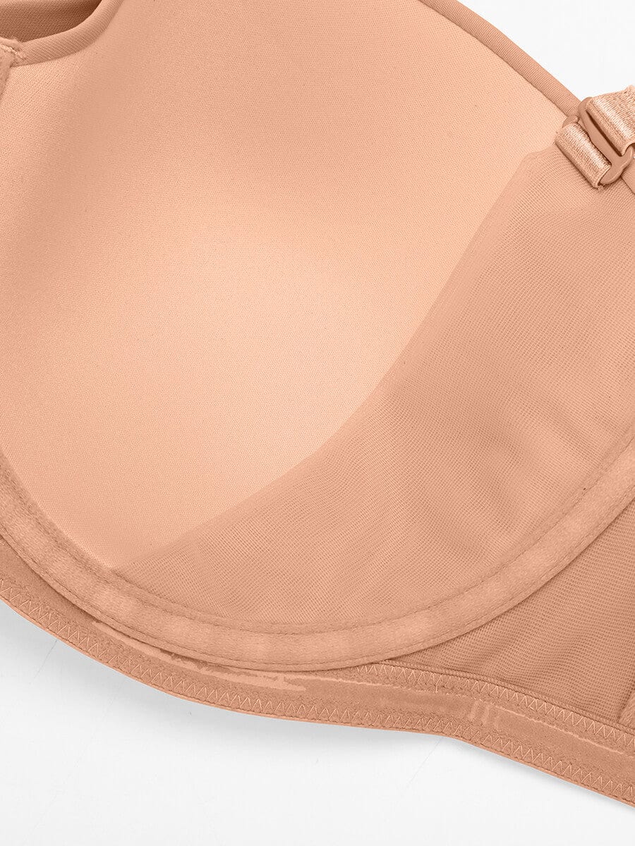 Underwire Non-Slip Bra with Removable Straps