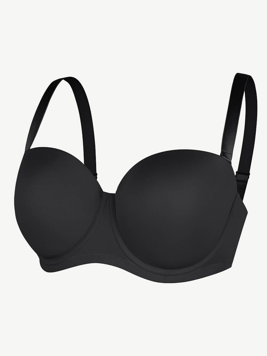 Underwire Non-Slip Bra with Removable Straps - Auxieswear