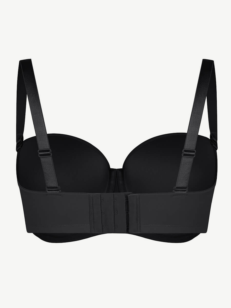 Underwire Non-Slip Bra with Removable Straps - Auxieswear