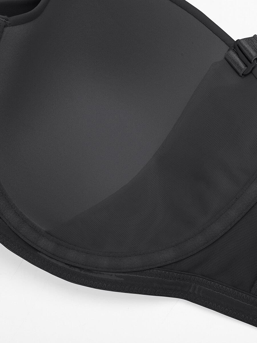 Underwire Non-Slip Bra with Removable Straps