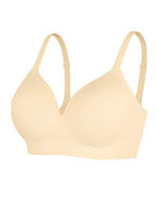 Wireless Bust Support Bra with Foam Cups