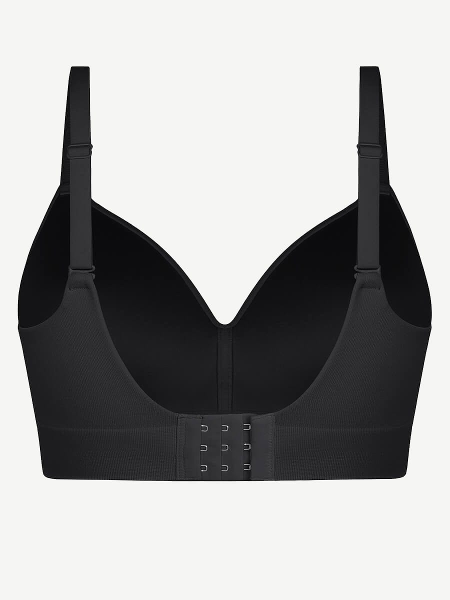 Wireless Bust Support Bra with Foam Cups - Auxieswear