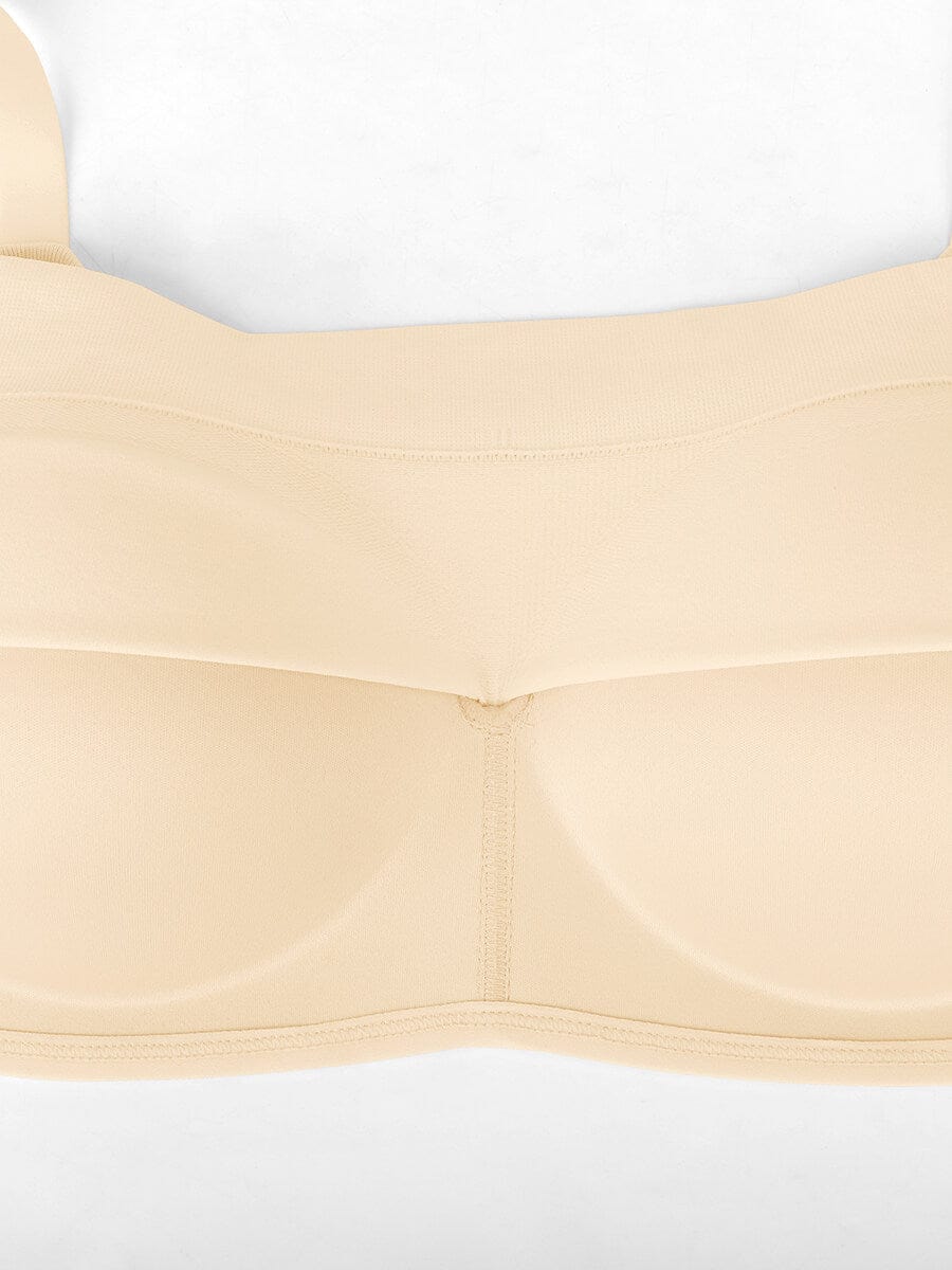 Wireless Bust Support Bra with Foam Cups