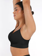 Wireless Bust Support Bra with Foam Cups