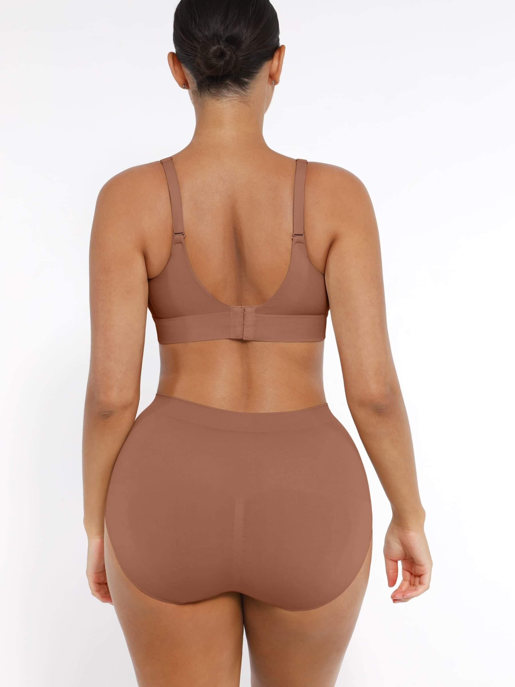 Wireless Bust Support Bra with Foam Cups