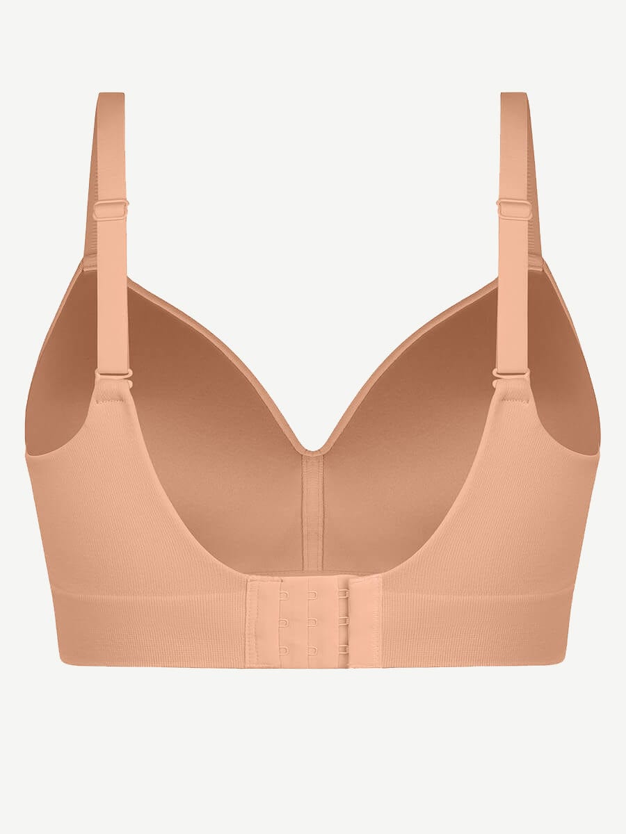 Wireless Bust Support Bra with Foam Cups