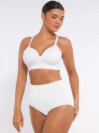 Wireless Bust Support Bra with Foam Cups