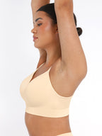Wireless Bust Support Bra with Foam Cups
