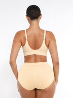 Wireless Bust Support Bra with Foam Cups