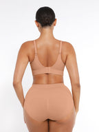 Wireless Bust Support Bra with Foam Cups
