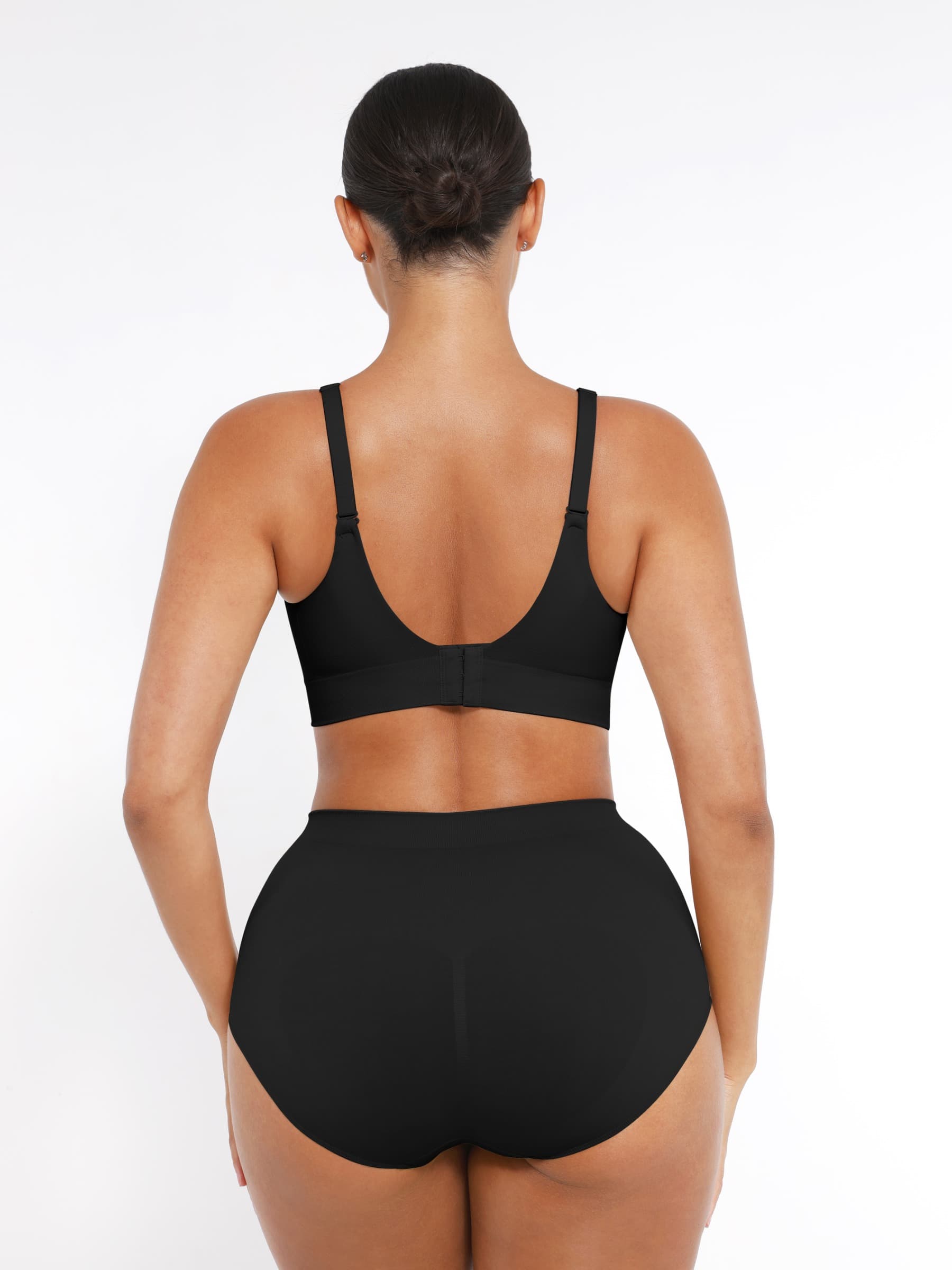 Wireless Bust Support Bra with Foam Cups