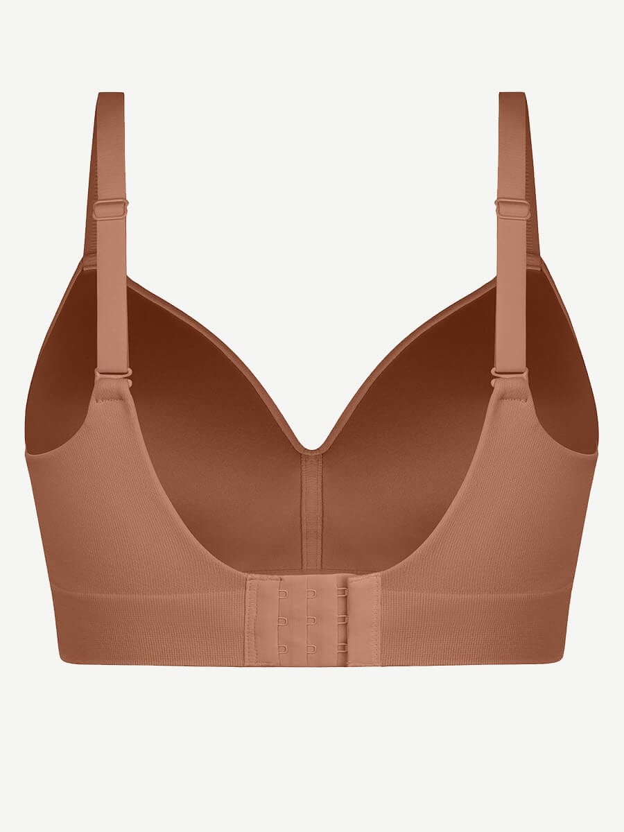 Wireless Bust Support Bra with Foam Cups