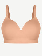Wireless Bust Support Bra with Foam Cups