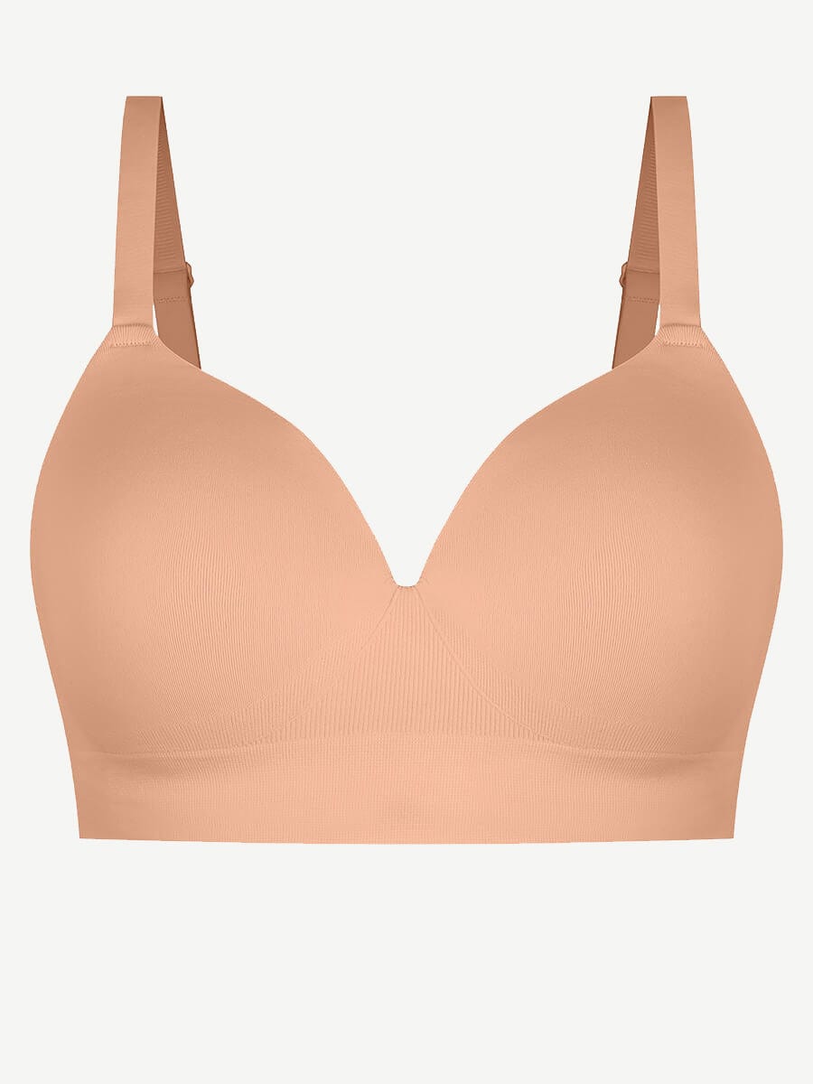 Wireless Bust Support Bra with Foam Cups