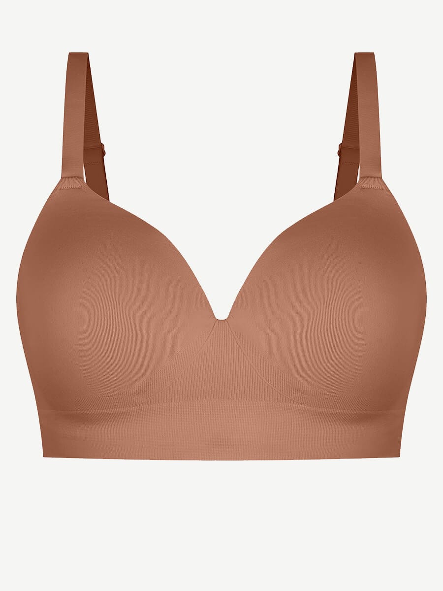Wireless Bust Support Bra with Foam Cups