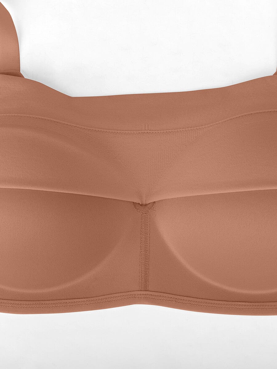 Wireless Bust Support Bra with Foam Cups