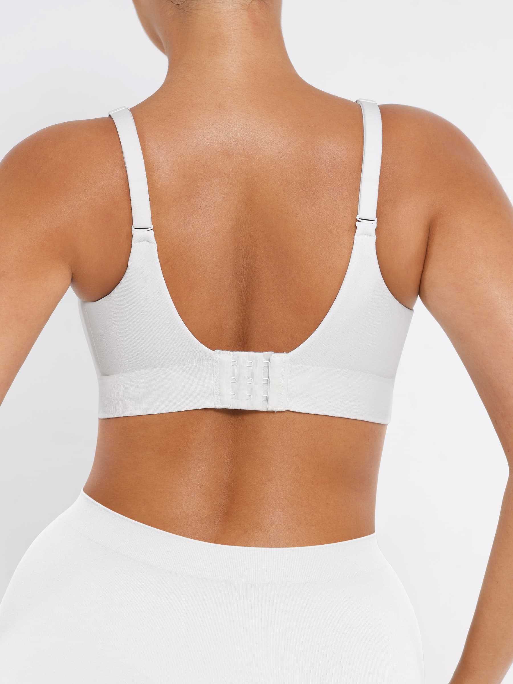 Wireless Bust Support Bra with Foam Cups