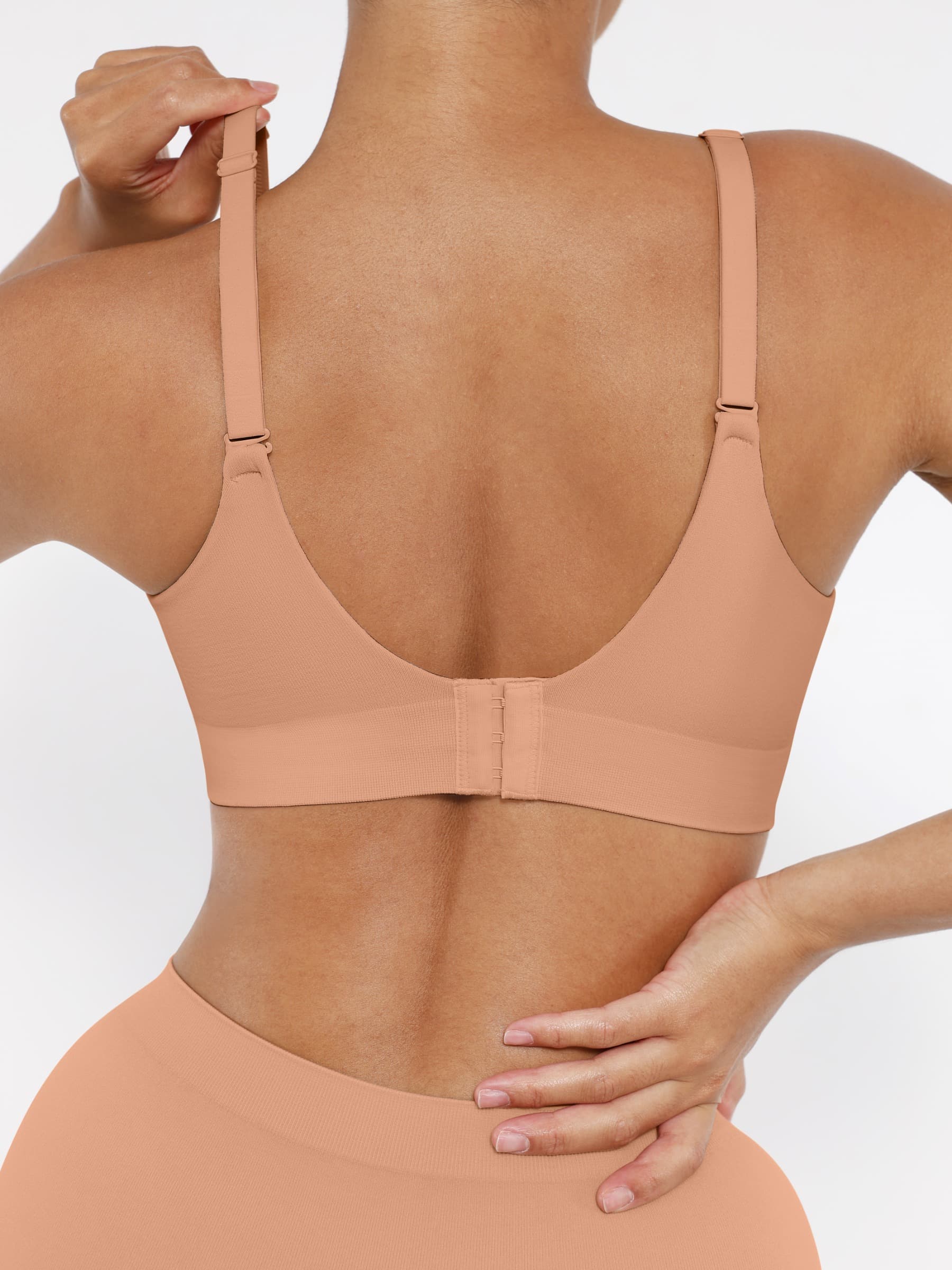 Wireless Bust Support Bra with Foam Cups