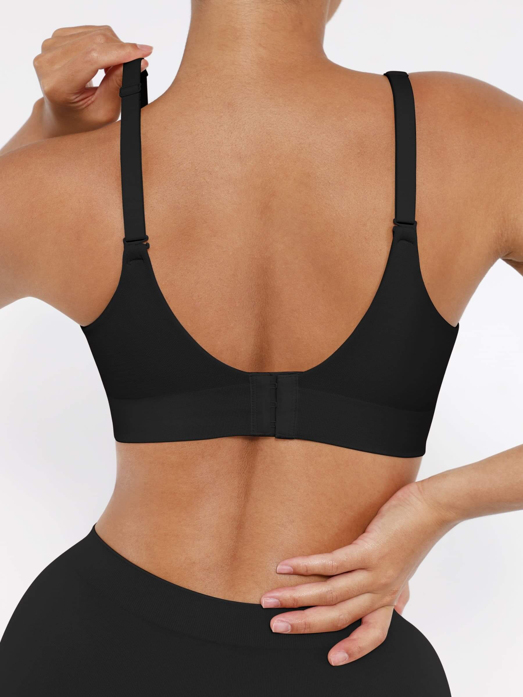 Wireless Bust Support Bra with Foam Cups