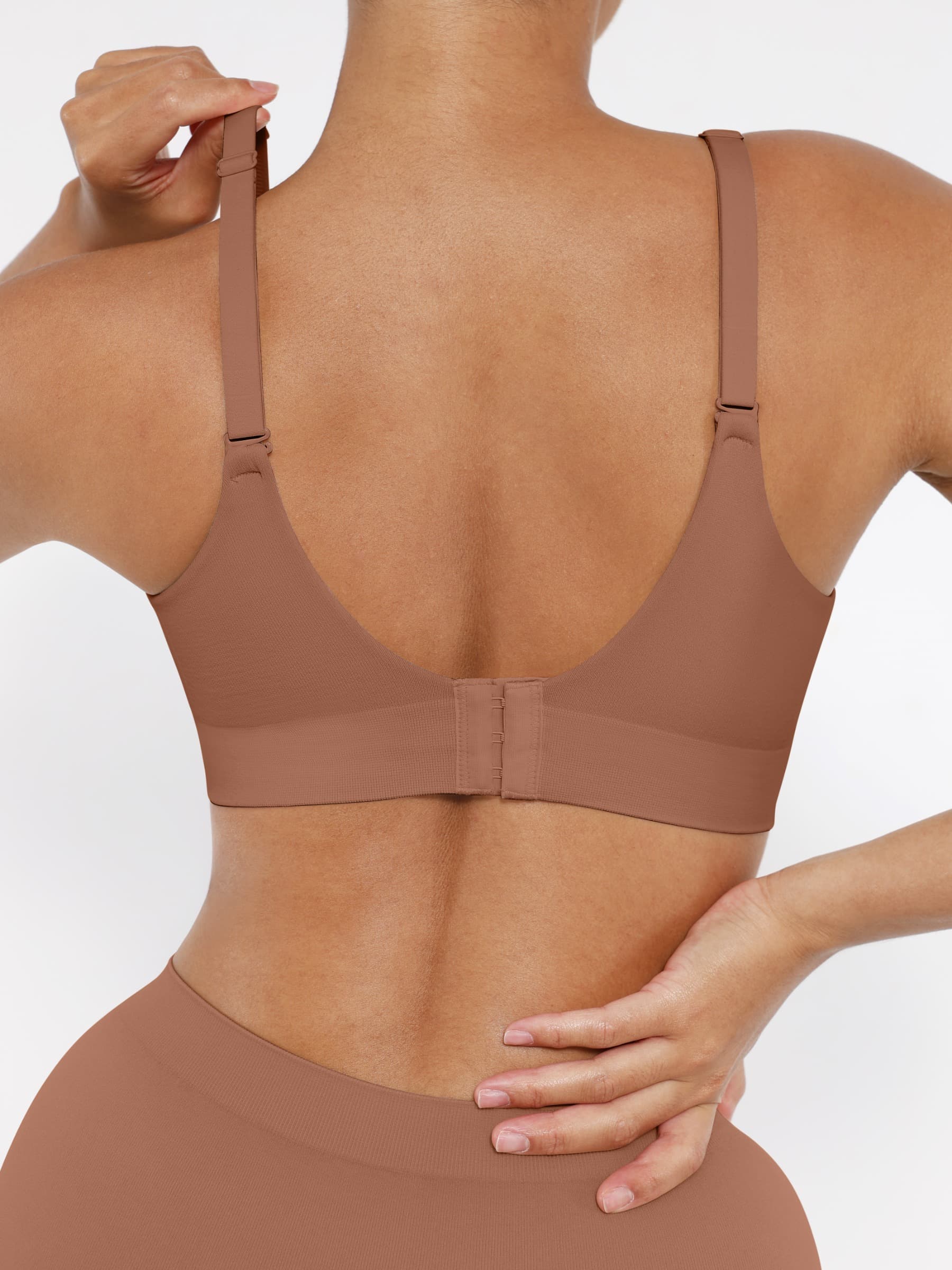 Wireless Bust Support Bra with Foam Cups