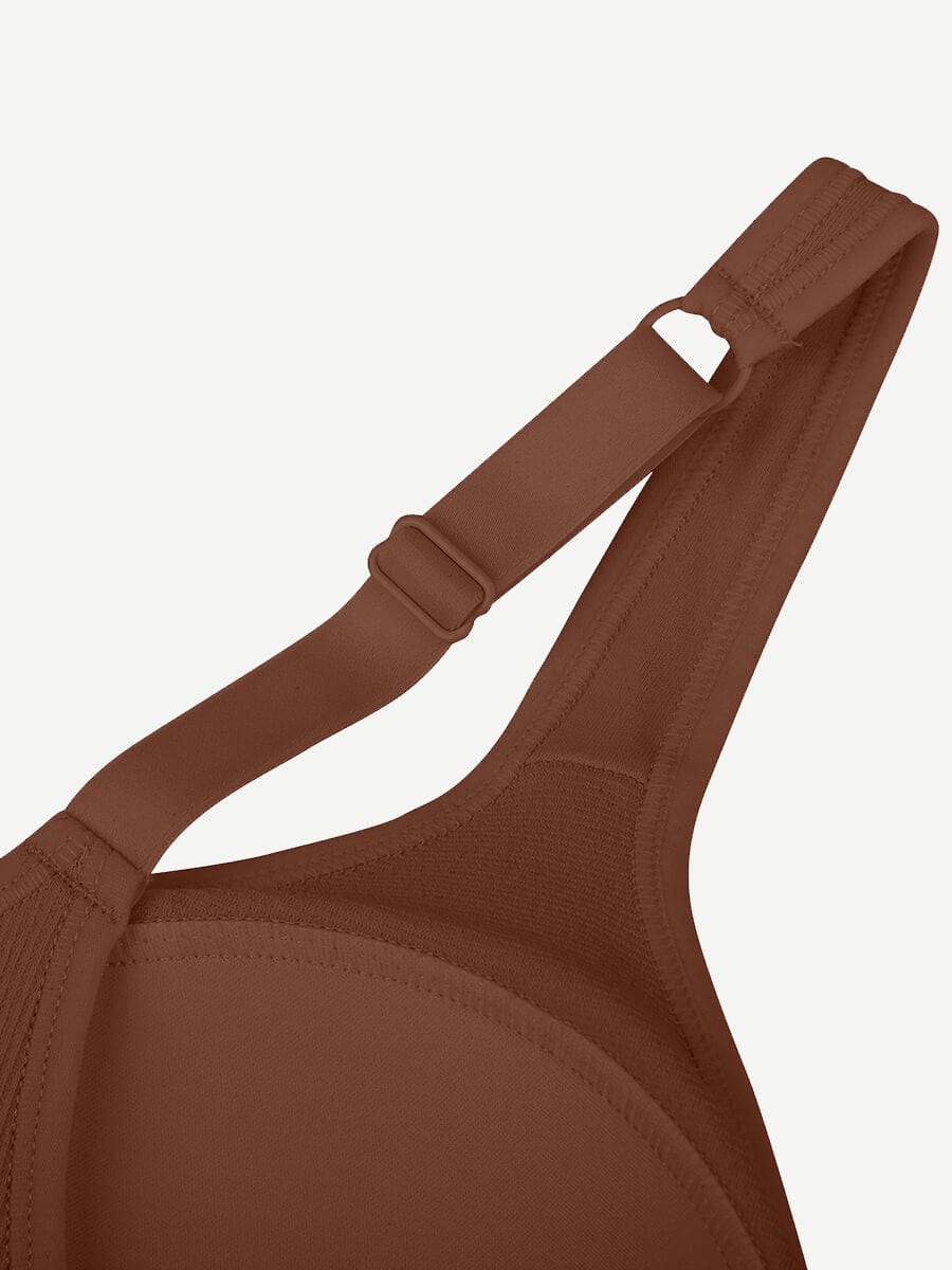 Wireless Bust Support Bra with Fixed Cups - Auxieswear