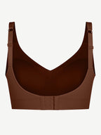 Wireless Bust Support Bra with Fixed Cups