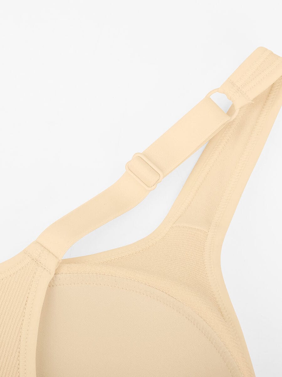 Wireless Bust Support Bra with Fixed Cups - Auxieswear