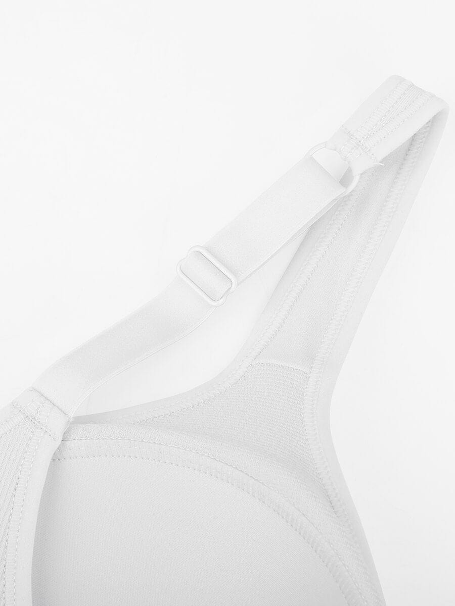 Wireless Bust Support Bra with Fixed Cups