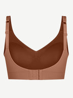 Wireless Bust Support Bra with Fixed Cups