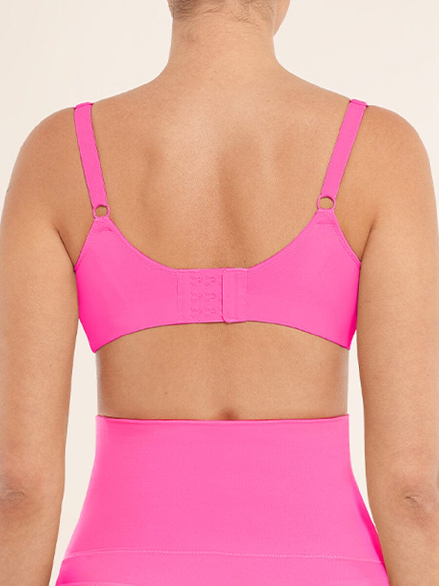 V-Neck Side Smoothing Bralette with Adjustable Straps - Auxieswear