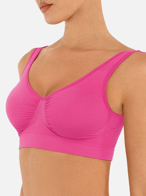 Wide Back & Straps Bust Support Shaping Bra